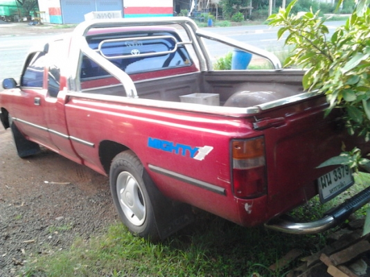***ขายแล้วครับขอบคุณ Truck2hand ขาย กระบะแค็ป TOYOTA, HILUX MIGHTY-X 2.5GL X-TRA CAB ปี37/94 เครื่องวางใหม่ 2Lนอก(ลงเล่ม) แห้งจริงแรง อึด ไม่เยิ้ม ช่วงล่างแน่นคัสซีสวยไม่ผุไม่ดาม กระบะไม่ผุ สีดีเคยเก็บมา มีต้องเก็บเพิ่มบางจุด ภายในสวย เบาะไม่ขาด พ.ธรรมดา