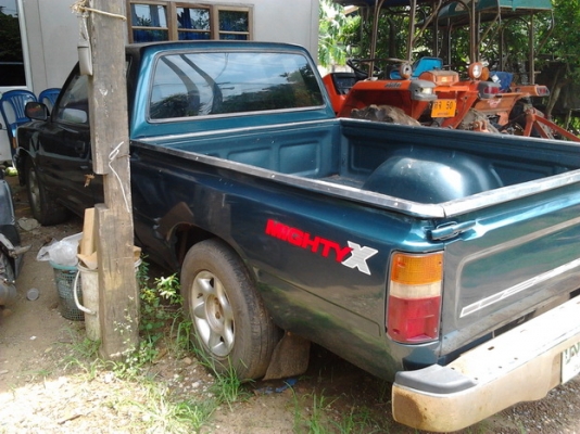 ขาย กระบะแค็ป TOYOTA, HILUX MIGHTY-X 2.5GL X-TRA CAB ปี37/94 เครื่องเดิม2L 2.5เครื่องดีติดง่าย แห้งๆไม่เยิ้ม ช่วงล่างแน่น คัสซีสวยเดิมๆ กระบะพื้นไม่ผุ ตัวรถสีสวยเก็บสีมาแล้ว ภายในสวย แอร์เย็น พ.ธรรมดา ล้อแม็ก ยางดี4เส้น หน้า-หลังเดิม ไม่เคยชนหนัก พร้อมใช้
