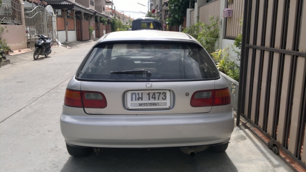 ขายถูกๆ ซีวิค3ประตู เครื่อง1.5 เกียร์ออโต้ ติดแก๊ส