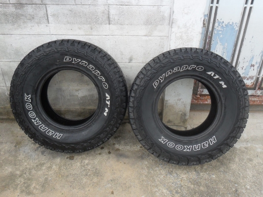 ยาง HANKOOK 31x10.50R15 ปี09 สวยๆ 1 คู่ ราคา 3800 บาท