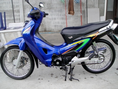 ขายเวฟ น้ำเงิน-ดำ เครื่องเดิม