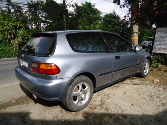 รถ HONDA CIVIC 3 DOORS ปี38 สภาพดี ทะเบียนเอกสารพร้อมโอนครับ เครื่องเดิมๆ ไม่เคยติดแก๊ส