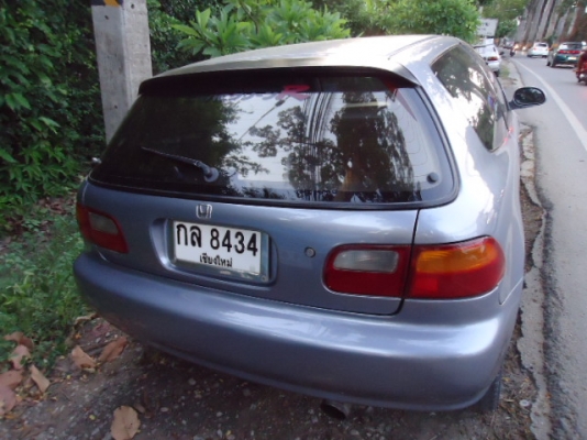 รถ HONDA CIVIC 3 DOORS ปี38 สภาพดี ทะเบียนเอกสารพร้อมโอนครับ เครื่องเดิมๆ ไม่เคยติดแก๊ส