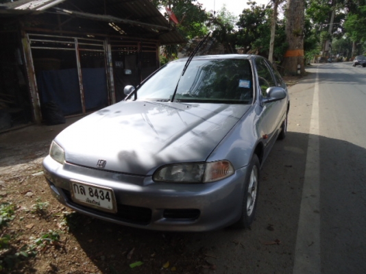รถ HONDA CIVIC 3 DOORS ปี38 สภาพดี ทะเบียนเอกสารพร้อมโอนครับ เครื่องเดิมๆ ไม่เคยติดแก๊ส