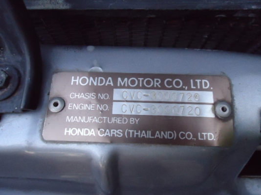 รถ HONDA CIVIC 3 DOORS ปี38 สภาพดี ทะเบียนเอกสารพร้อมโอนครับ เครื่องเดิมๆ ไม่เคยติดแก๊ส