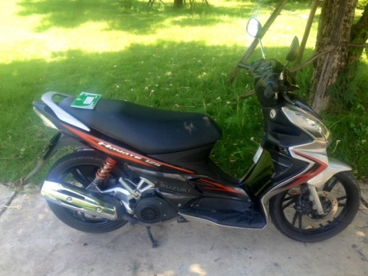 ขายถูก Suzuki Hayate 125 ปี 53 เครื่องเดิมๆ รถมือแรก ใช้งานเอง เอกสารครบ พร้อมใช้