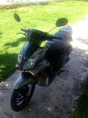 ขายถูก Suzuki Hayate 125 ปี 53 เครื่องเดิมๆ รถมือแรก ใช้งานเอง เอกสารครบ พร้อมใช้