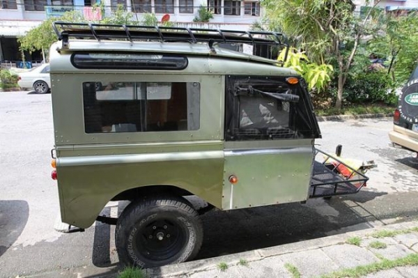หางลากรถ trailer landrover s.3 พร้อมหัวบอลมาตราฐานไว้ลากเทรลเลอร์พ่วงท้าย สำหรับแคมป์ปิ้ง ตากอากาศ ต่อระบบไฟเรียบร้อย ถอดออกได้ เปิดราคา 79,500 บาท หางลากรถ trailer landrover s.3 พร้อมหัวบอลมาตราฐานไว้ลากเทรลเลอร์พ่วงท้าย สำหรับแคมป์ปิ้ง ตากอากาศ ต่อระบบไฟเรียบร้อย ถอดออกได้ เปิดราคา 79,500 บาท