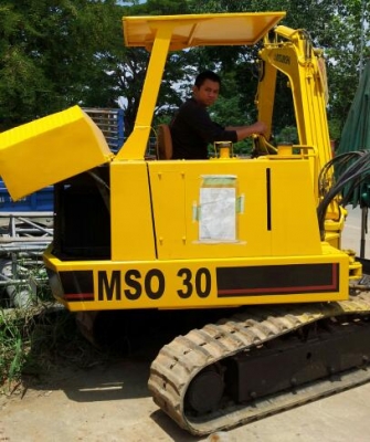 ขายรถแม็คโครเล็กpc30 mitsubishi ms030