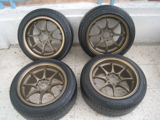 ขายล้อแม็ก CE 28 15"x8" et28 4รู 100 +ยางปี 12 มีรอยตามการใช้งานบ้างครับ  (081-3747940)