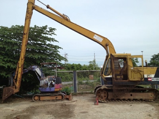 KOMATSU PC120-1 เครื่องเดิมปั้มเดิม ตัวเดินเดิม บูมยาว12เมตร