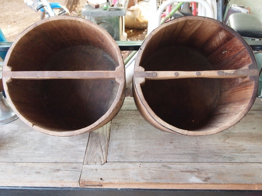 ถังตวงข้าวโบราณ