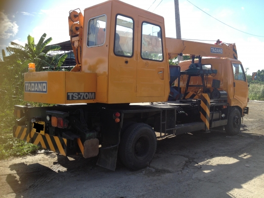 รถเครน6ล้อTADANO TS-70m ทะเบียนพร้อมใช้งาน รถเครน6ล้อTADANO TS-70m ทะเบียนพร้อมใช้งาน