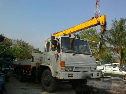 รถมิตซู 10 ล้อ FM521  ติดเครน 3.5 ตัน  175 แรงม้า  สนใจติดต่อ 081 - 6079515