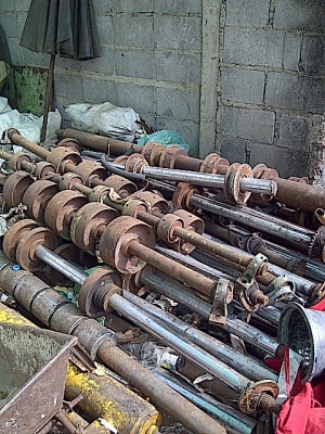 ขาย..เหล็กเพลารื้อมาจากเครื่องจักร