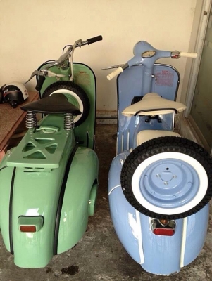 ขาย เวสป้า แฮนแป็ปตะเกียงล่าง รถสวยมาก จอดไว้ได้ได้ขี่