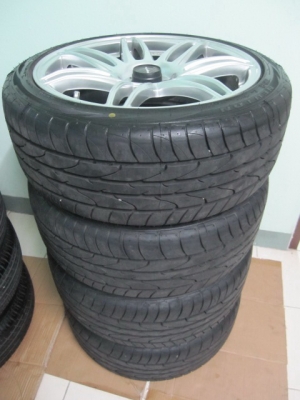 ขายล้อแม็ก Lenso แท้ ขอบ 17 พร้อมยาง ใช้แค่สัปดาห์เดียว =ราคาพิเศษ=