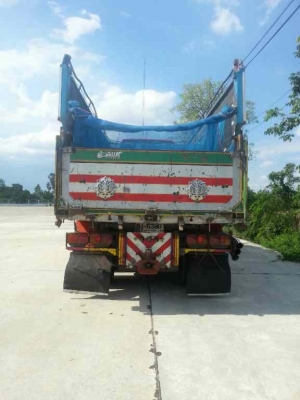 ขายรถ 12 ล้อดัมพ์ HINO FM2K เครื่อง P11 320 แรงม้า กระบะอลูมิเนียมคอกเกษตร มีระบบลากพ่วง ราคา 1750000