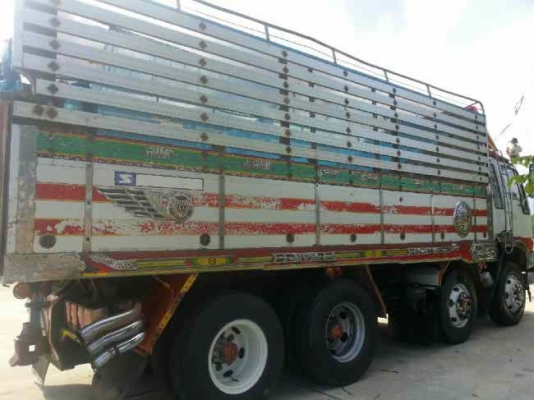 ขายรถ 12 ล้อดัมพ์ HINO FM2K เครื่อง P11 320 แรงม้า กระบะอลูมิเนียมคอกเกษตร มีระบบลากพ่วง ราคา 1750000