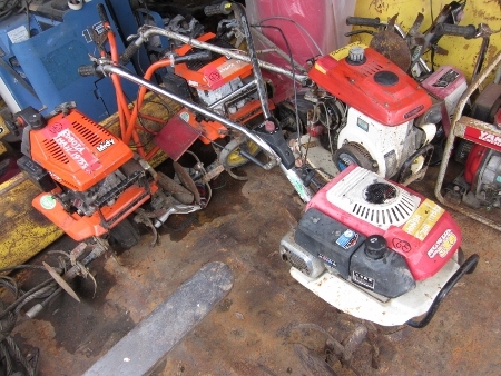 ขาย-เครื่องพรวนดิน สภาพเดิมๆจากญี่ปุ่นแท้ มีหลายยี่ห้อ อาทิเช่น HONDAขนาดกระทัดรัด