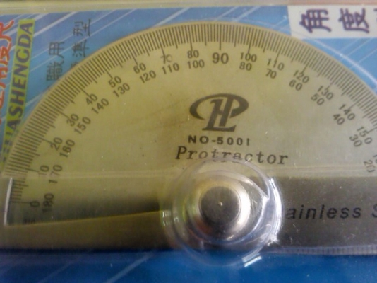 ชุดวัดมุมวัดองศา บรรทัดวัดมุมเป็นสแตนเลส ปรับองศาได้ วัดได้หลายแบบ