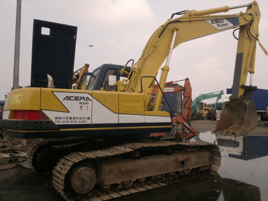 ขายรถแบคโฮ KOBELCO SK200-T รถเก่านอก ยังไม่ได้ใช้งานเมืองไทย อิมวอย สภาพสวย รีบจองด่วน