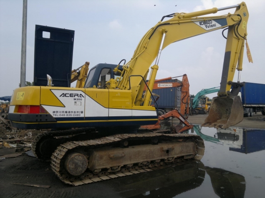 ขายรถแบคโฮ KOBELCO SK200-T รถเก่านอก ยังไม่ได้ใช้งานเมืองไทย อิมวอย สภาพสวย รีบจองด่วน