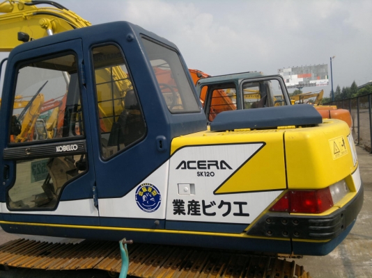 ขายรถแบคโฮ KOBELCO SK-120-T รถเก่านอก ยังไม่ได้ใช้งานเมืองไทย อิมวอย สภาพสวย รีบจองด่วน