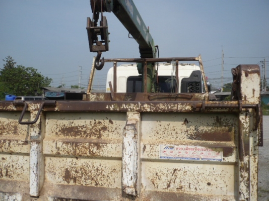 ขาย 6 ล้อ HINO FC4J 150 แรง ปี 49 ดั้มพ์ติดเครน 3 ตัน ด่วน!