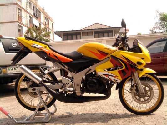 ขออนุญาติขาย HONDA LS 125R มือเดียว สีเหลืองดำ ล้อทอง