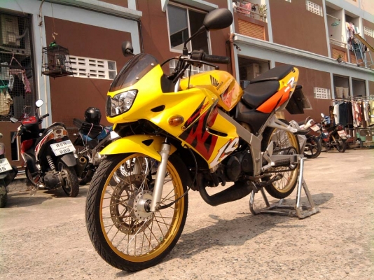 ขออนุญาติขาย HONDA LS 125R มือเดียว สีเหลืองดำ ล้อทอง