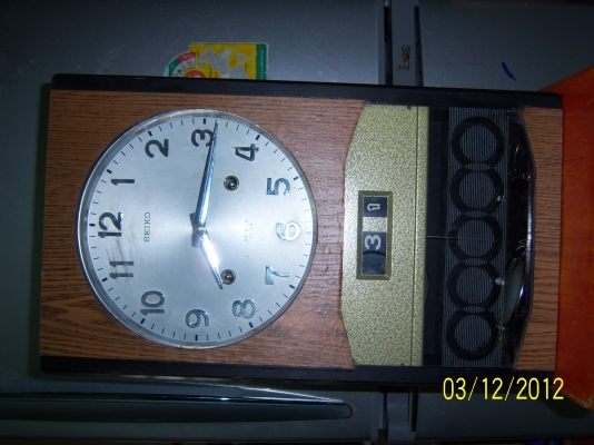 นาฬิกาไม้แขวนSEIKO