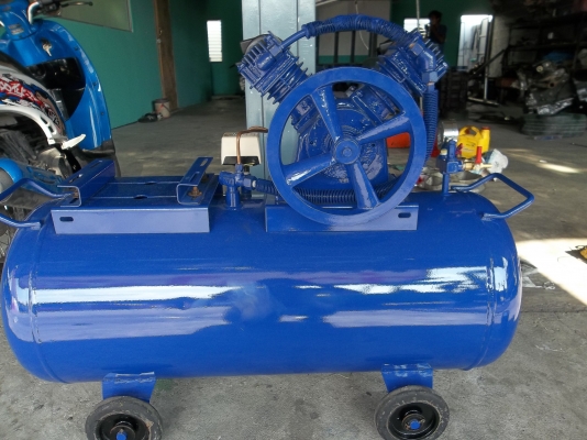 ขาย ปั๊มลม KAMA 2สูบ ขนาดถัง 125ลิตร สภาพใหม่