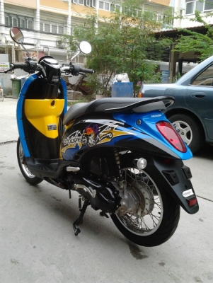 ขาย Scoopy i Fun ปี55 รถ(2เดือน) สีน้ำเงิน-ดำ 30,000 ด่วน