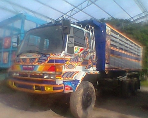 ISUZUROCK240 หัวขาว (เครื่องส้ม)ทำแลบลาย ดั้มมิเนียม