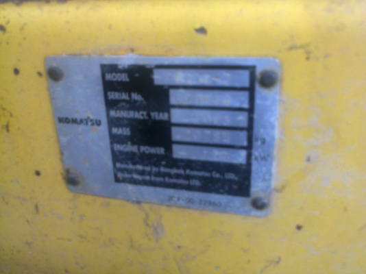 PC200-7 เล่มทะเบียนเต็ม รถสวยเดิมๆ โซ่ช่วงล่างสวย เครื่องแน่น