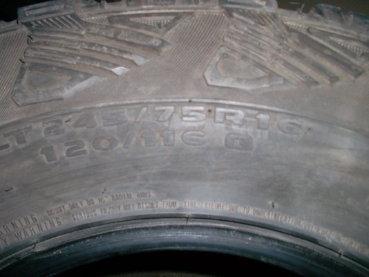 ยางมัด 245/75 R16 ปี 11