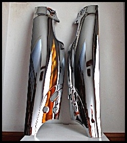 ขายแก้มข้างชุบโครเมี่ยมรถบรรทุก