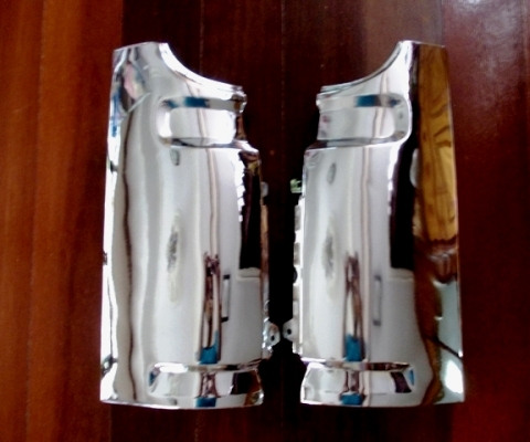 ขายแก้มข้างชุบโครเมี่ยมรถบรรทุก