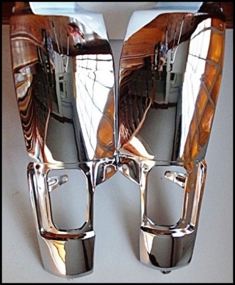 ขายแก้มข้างชุบโครเมี่ยมรถบรรทุก