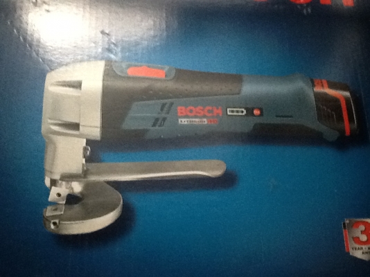 ขาย เครื่องตัดเหล็กแผ่น ไร้สาย ลิเธี่ยม  12v ของ bosch