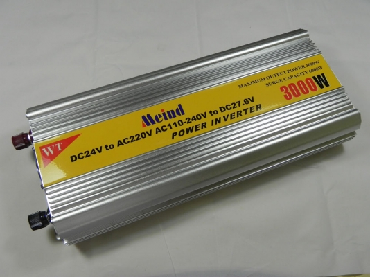 อินเวอร์เตอร์ เครื่องแปลงไฟ (Power Inverter) รุ่น 3000W, 24V สำหรับสิงห์รถบัส รถบรรทุก