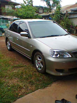 Honda Civic 1.7 Auto เครื่องวีเทค แอรแบคคู่ ABS เพาเวอร ไฟฟ้า แอรแบค กินแกส