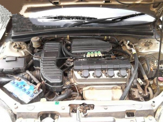 Honda Civic 1.7 Auto เครื่องวีเทค แอรแบคคู่ ABS เพาเวอร ไฟฟ้า แอรแบค กินแกส