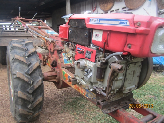 ขายรถไถนาเดินตาม(เก่าเก็บ)  KOBOTA  ET 110  พร้อมเทรนเลอร์ อุปกรณ์ครบ