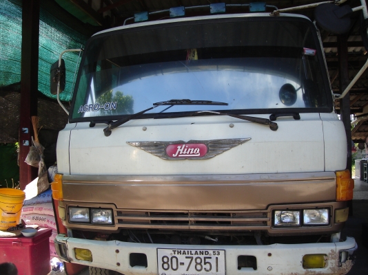 10ล้อHINO KT725 เครื่องHO7D 195 เทนเล่อร์หางปลา