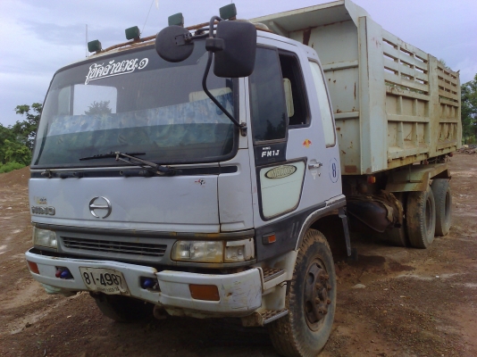 ขายรถ 10 ล้อดั้ม HINO FM1J 2 เพลาดั้มทะเบียน แจ้งม.79 คัสซีสวย