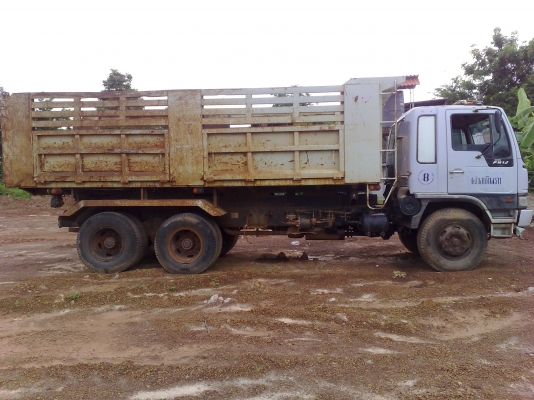 ขายรถ 10 ล้อดั้ม HINO FM1J 2 เพลาดั้มทะเบียน แจ้งม.79 คัสซีสวย