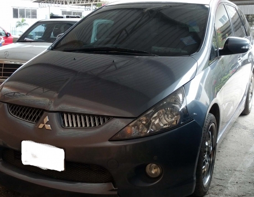 ขาย Mitsubishi Space Wagon 2007 สีเทา +LPG