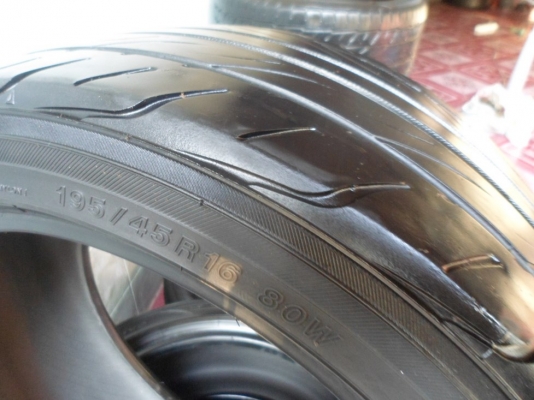 195/45/16"(3เส้น =2,500บ.+แถม1ด้านซ้าย)yokohama(japan)DNA S.driveดอกหนา,นิ่ม